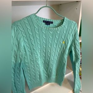 Ralph Lauren Turquoise Knit Sweater